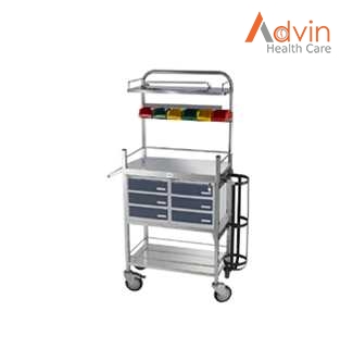 Emergency Crash Cart Trolley-Advin
