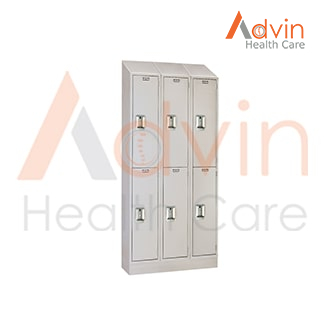 Antimicrobial Locker Double Tier