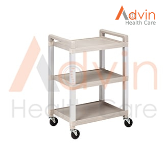 Medical Plastic Utility Trolley With Drawer
