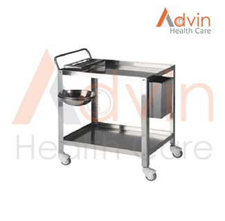 Stainless Steel Hospital Laundry Linen Trolley