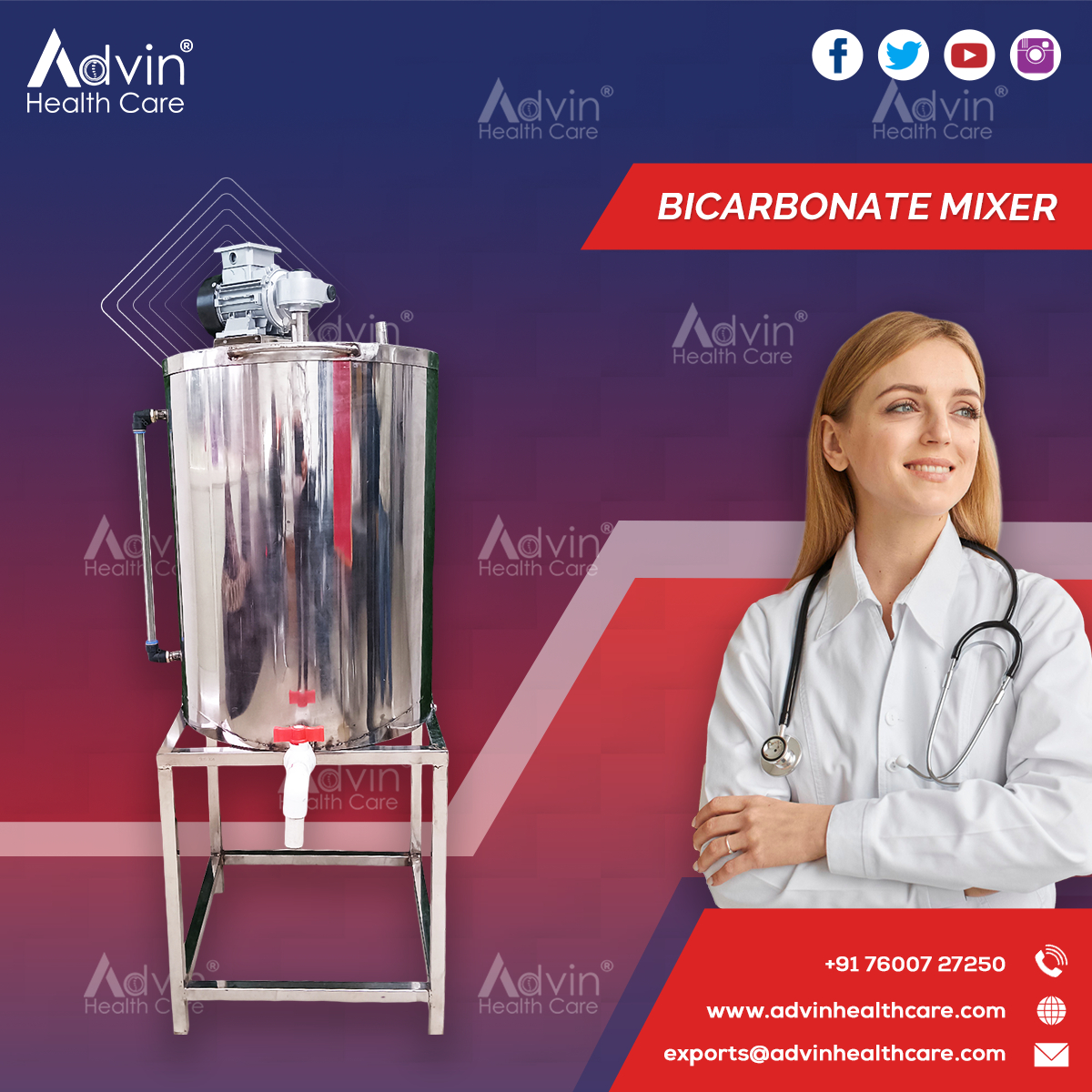 Bicarbonate Mixer For Hospital