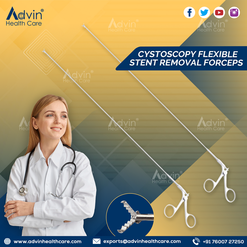 Cystoscope Flexible Stent Removal Forcep