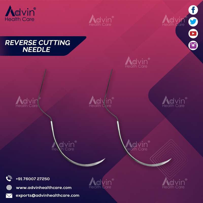 Reverse Cutting Needle