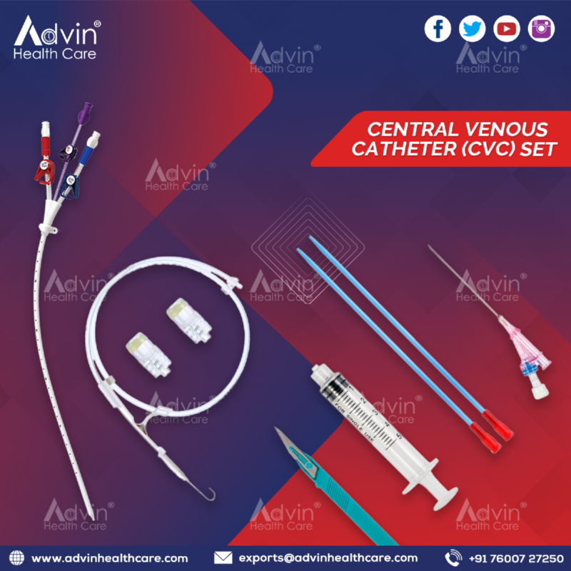 Central Venous Catheter (CVC) Set