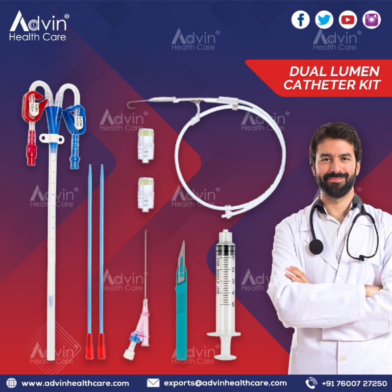 Double Lumen Catheter Kit