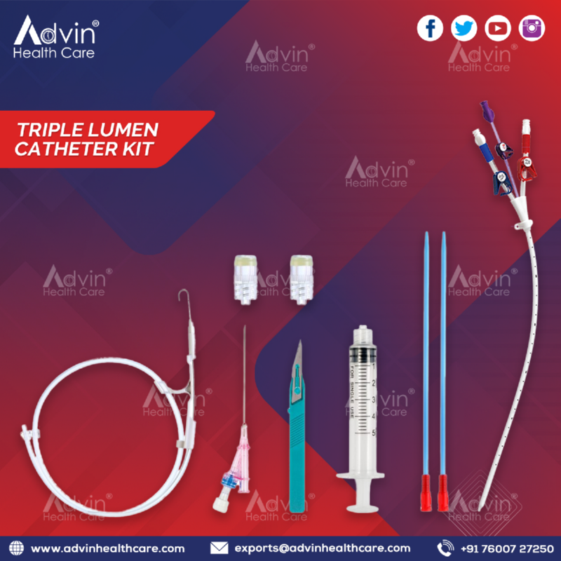 Triple Lumen Catheter Kit