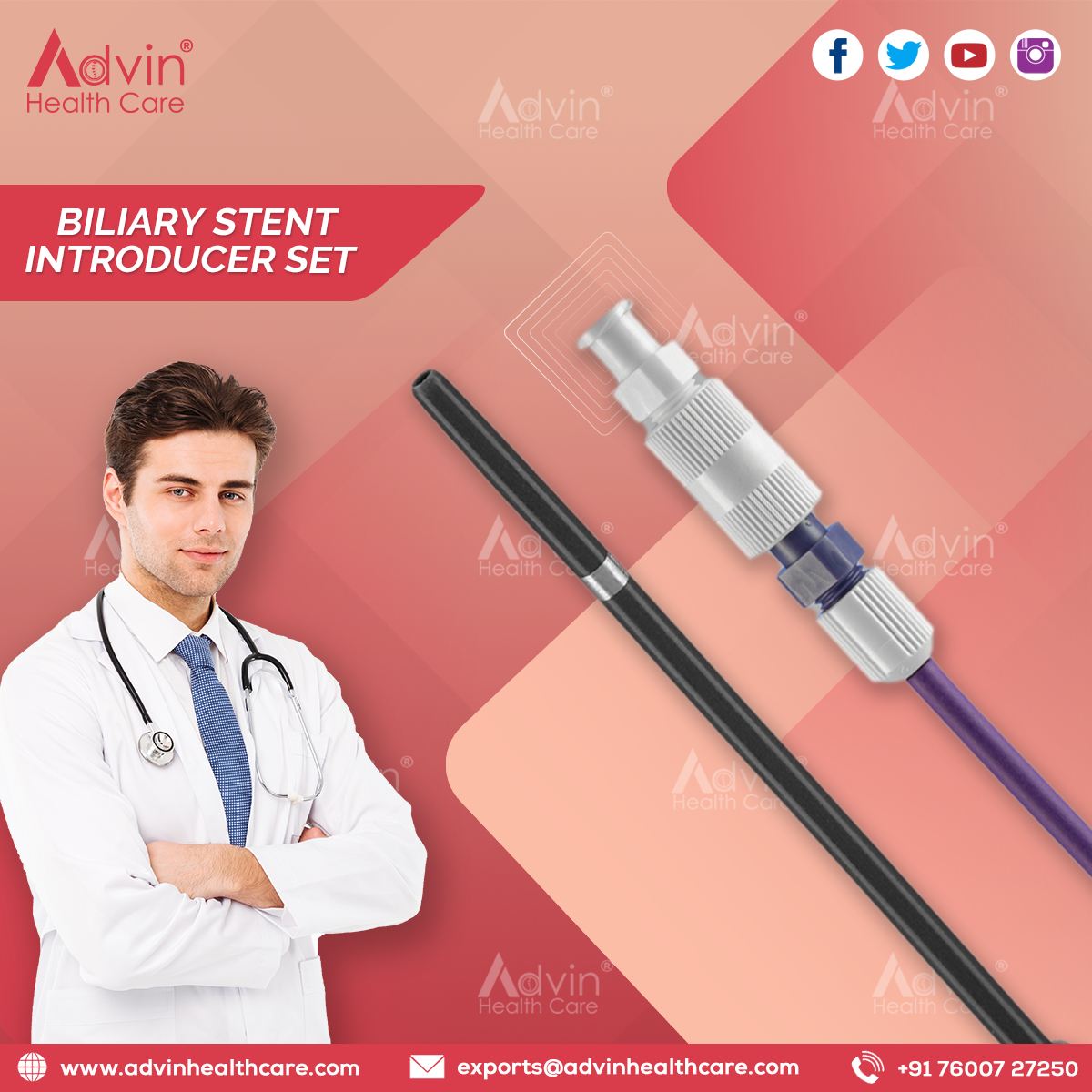 Biliary Stent Introducer SET