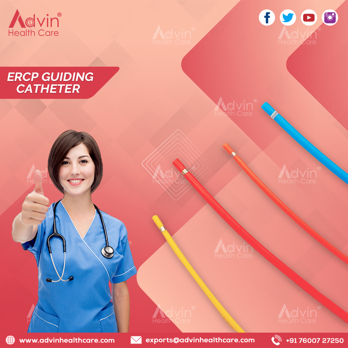 ERCP Guiding Catheter (Stent Pusher System)
