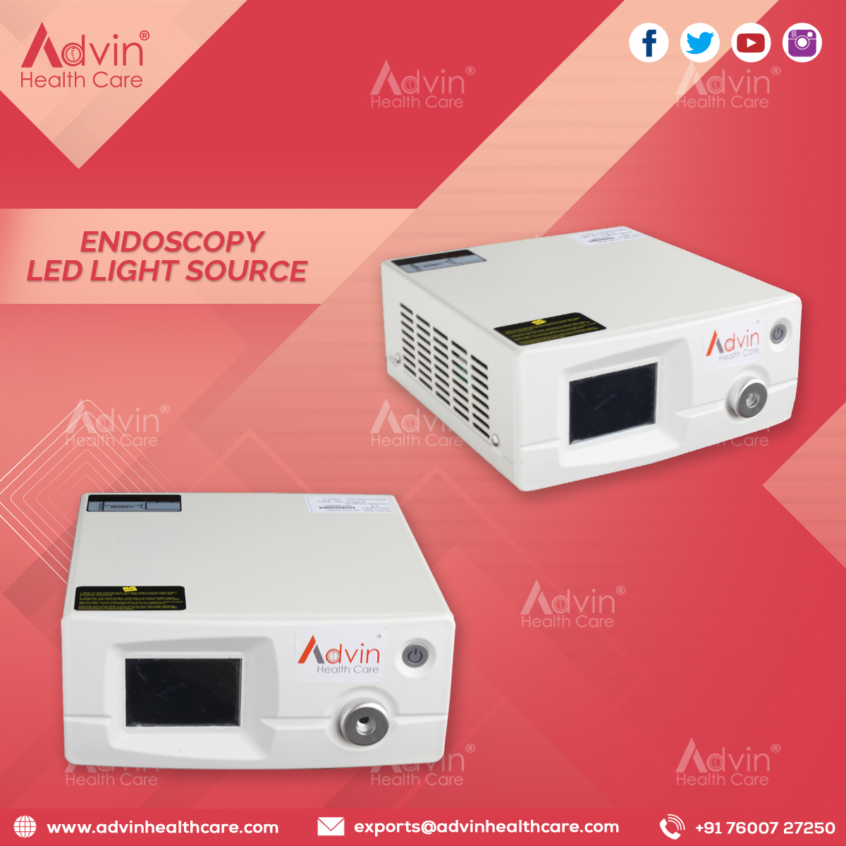 Advin Endoscopy LED Light Source
