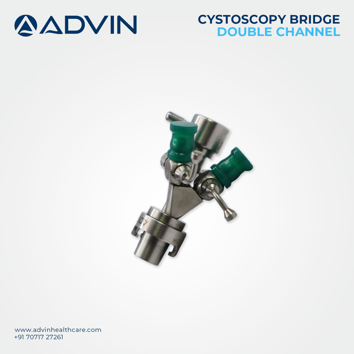 Double Channel Cystoscope Bridge