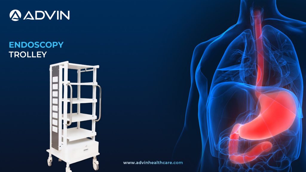 Endoscopy Trolley – Organized Mobility for Precision Procedures