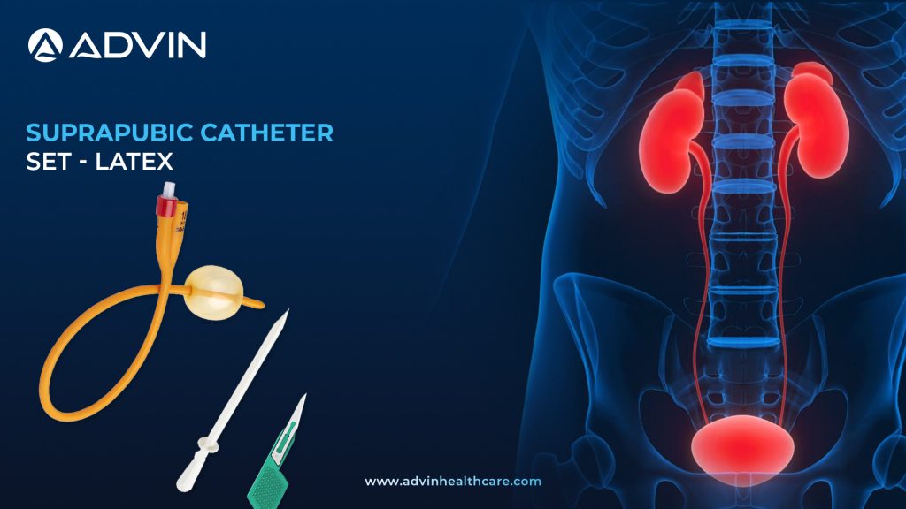 Suprapubic Catheter Set – Latex: Sterile and Effective Bladder Drainage for Long-Term Use