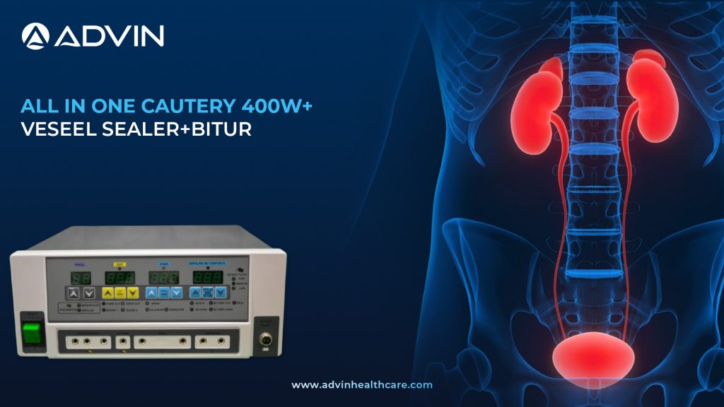 All in One Cautery 400W + Vessel Sealer + BiTUR – The Ultimate Surgical Power Unit