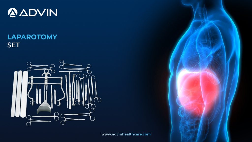 Laparotomy Set – Complete Surgical Instrument Set for Open Abdominal Procedures