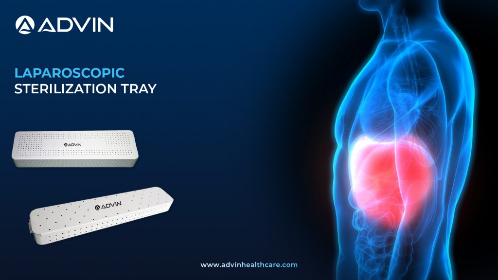 Laparoscopy Sterilization Tray – Organized, Clean, and Secure Sterilization for Laparoscopy Sets.