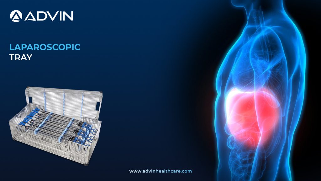 Laparoscopic Tray – Organized and Sterile Storage for Minimally Invasive Instruments