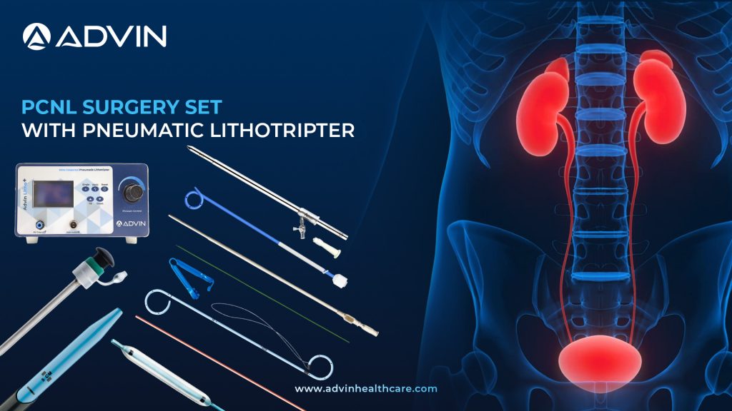 PCNL Surgery Set With Pneumatic Lithotripter – Complete Solution for Complex Kidney Stone Removal