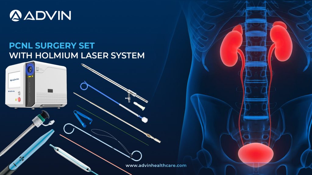 PCNL Surgery Set with Holmium Laser System – Advanced Kidney Stone Removal Procedure Kit