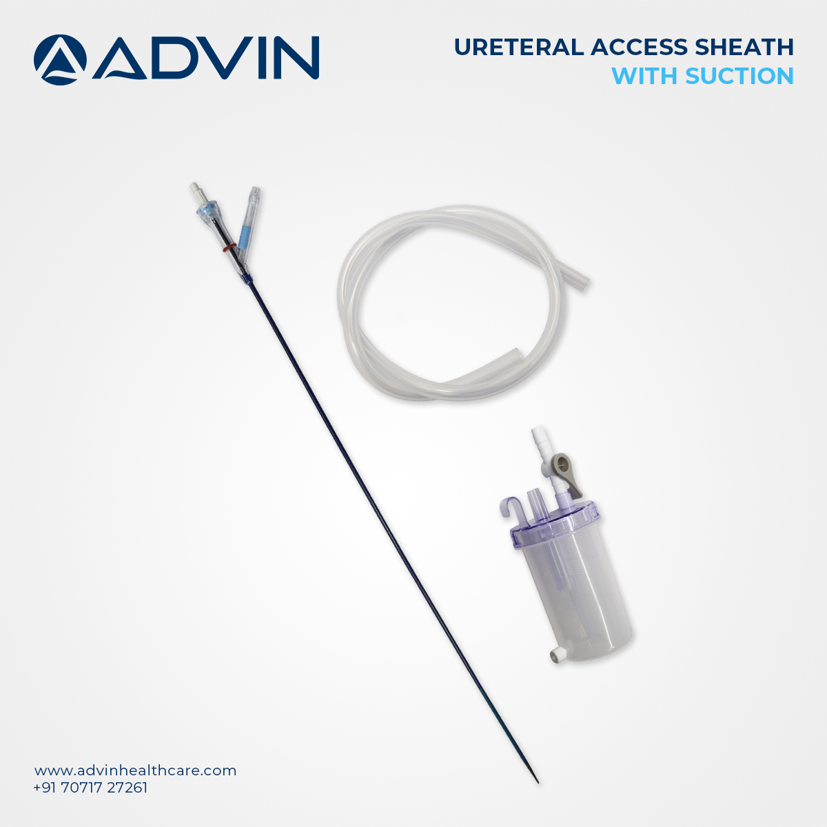 Ureteral Access Sheath With Suction