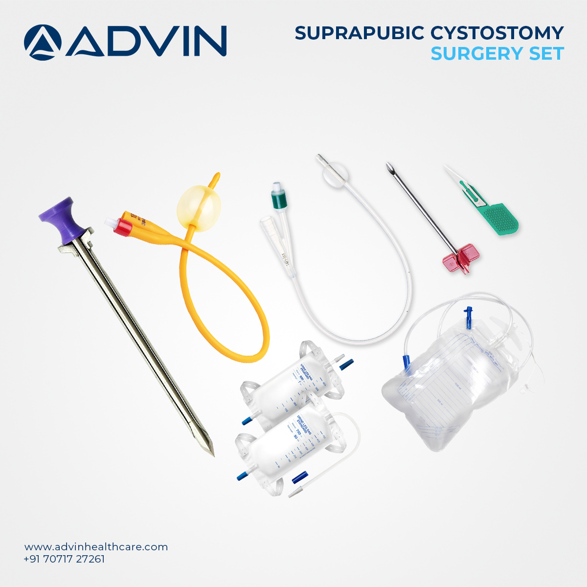 Suprapubic Cystostomy Set